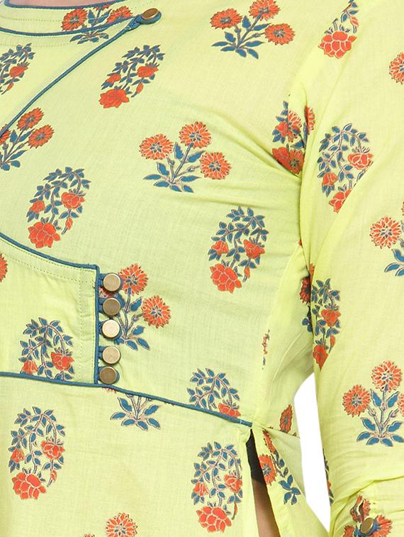 floral print kurta palazzo set - 16666437 - Standard Image - 3