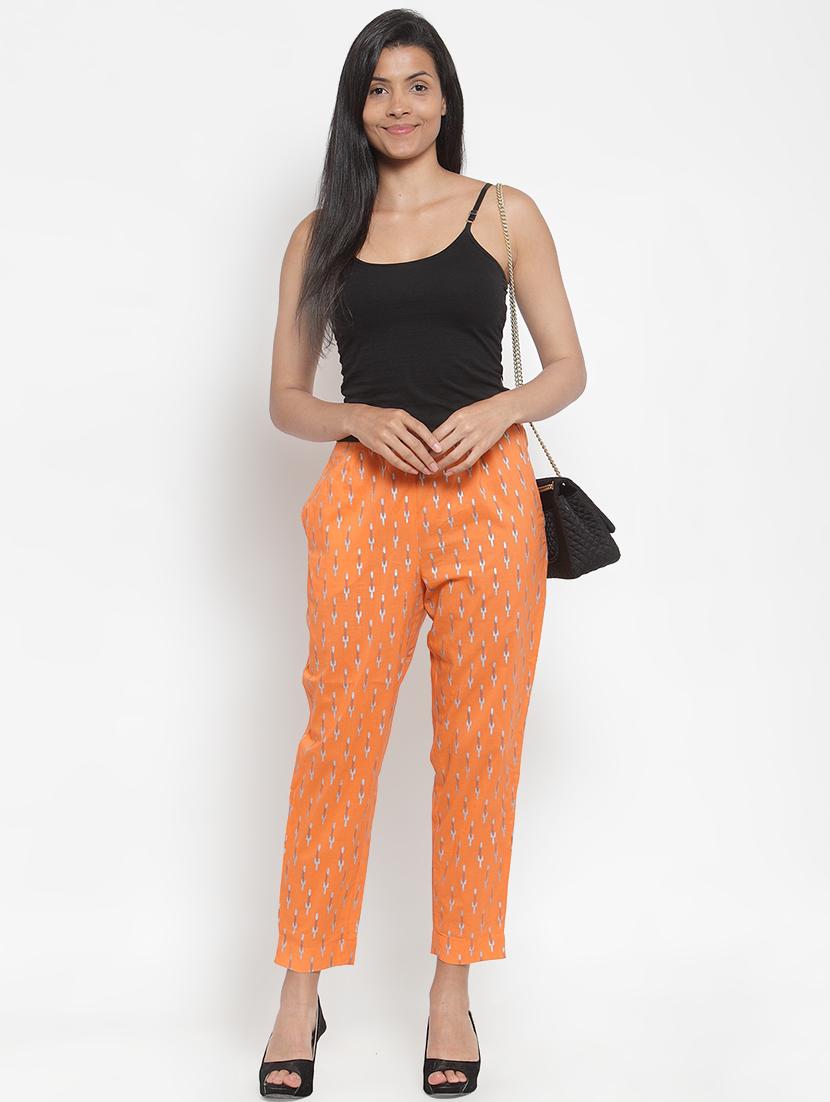 ikat print tapered pant - 16666604 - Standard Image - 3