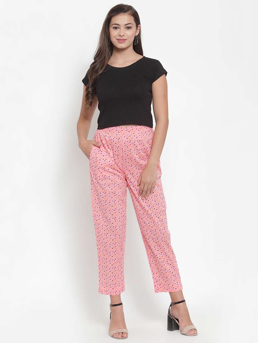polka dots tapered pant - 16666606 -  Standard Image - 3