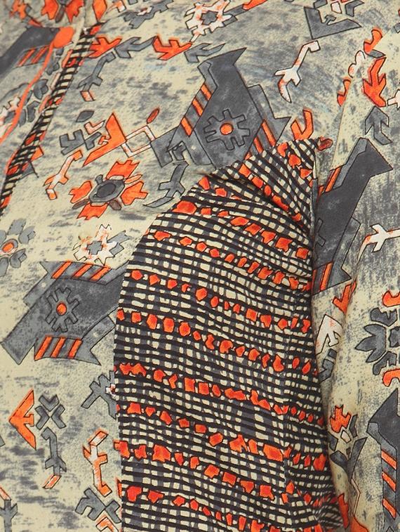 abstract print a-line dress - 16666722 - Standard Image - 3