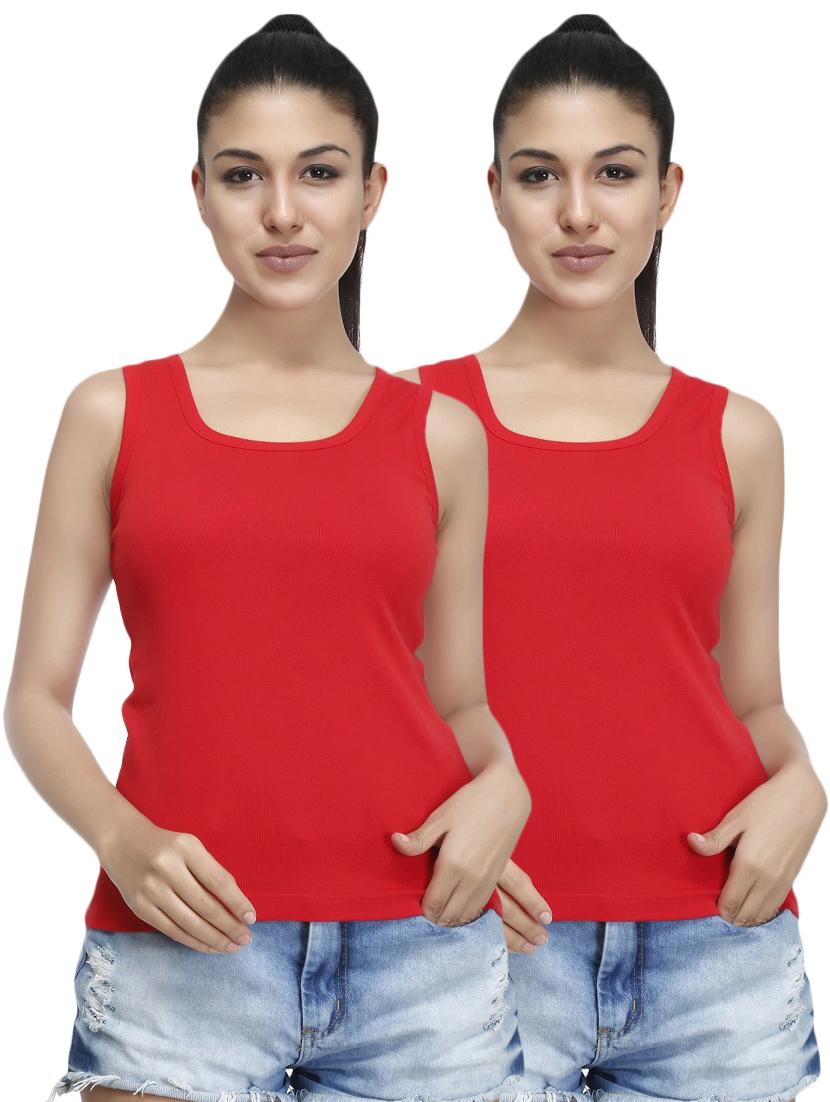 set of 2 round neck camisole - 16667799 - Zoom Image - 0