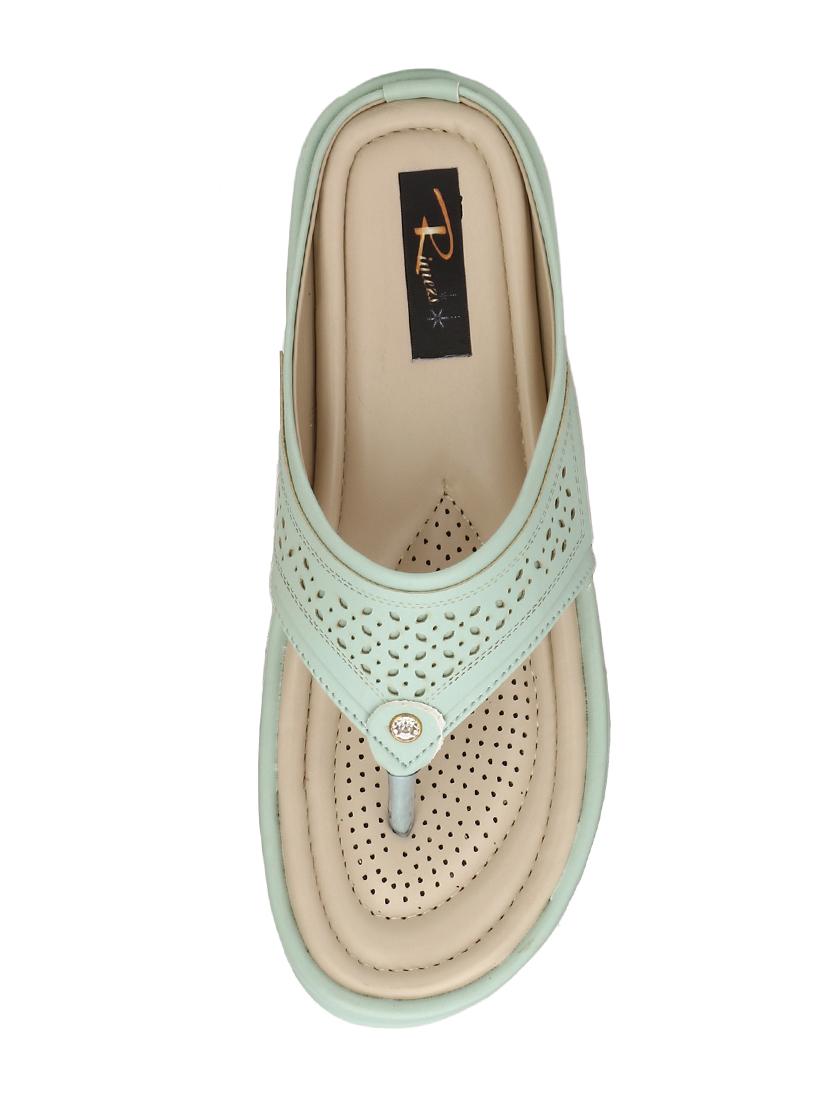 green toe separator sandals - 16668437 - Standard Image - 3