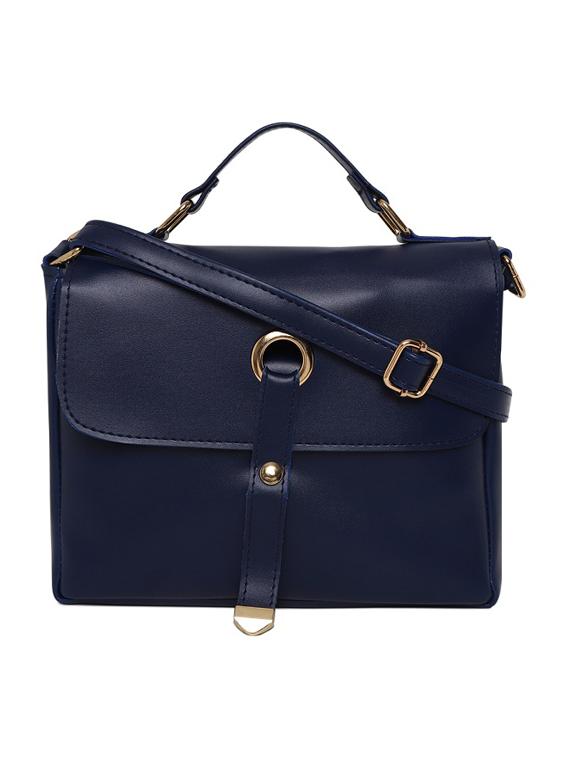 blue leatherette (pu) sling bag - 16668473 -  Zoom Image - 0