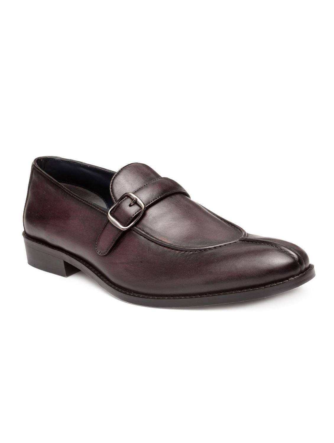 purple leatherette slip ons - 16669020 -  Zoom Image - 0