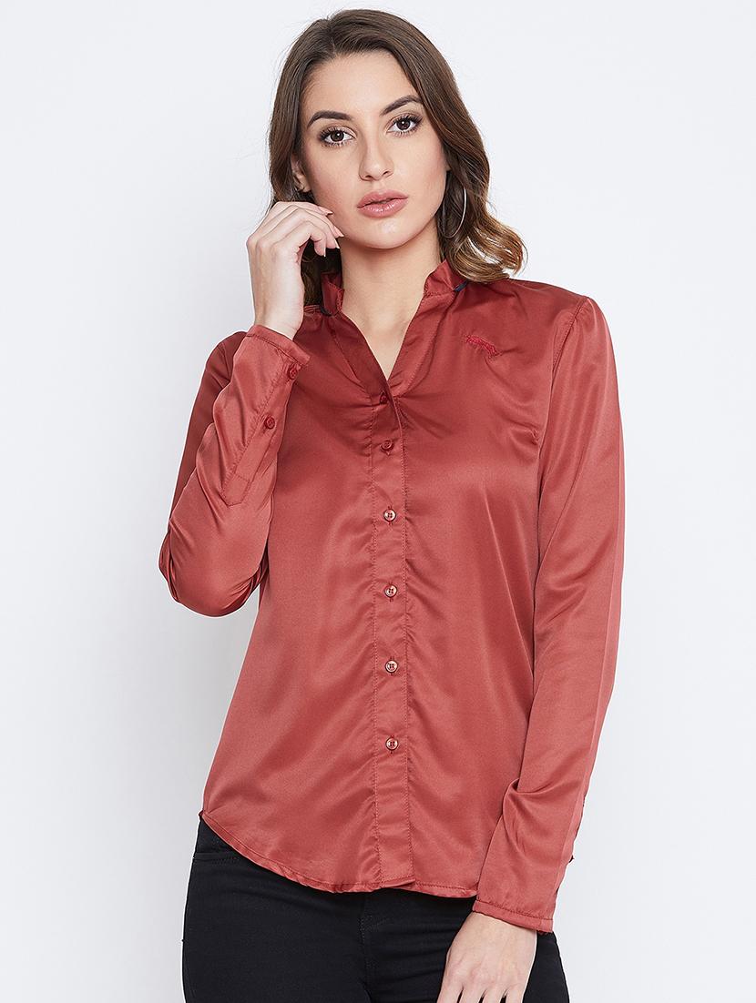 long sleeved solid shirt - 16669209 - Zoom Image - 0