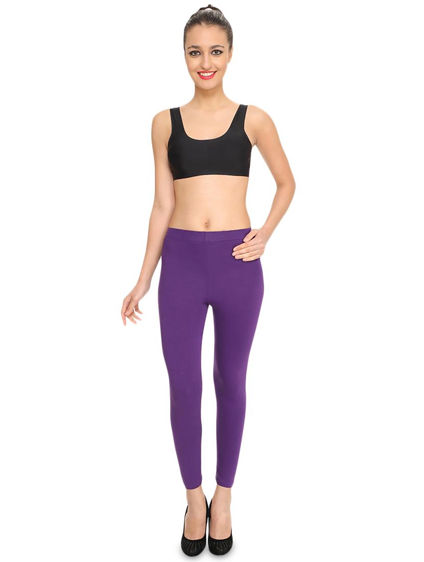 high rise solid legging - 16669292 - Standard Image - 3
