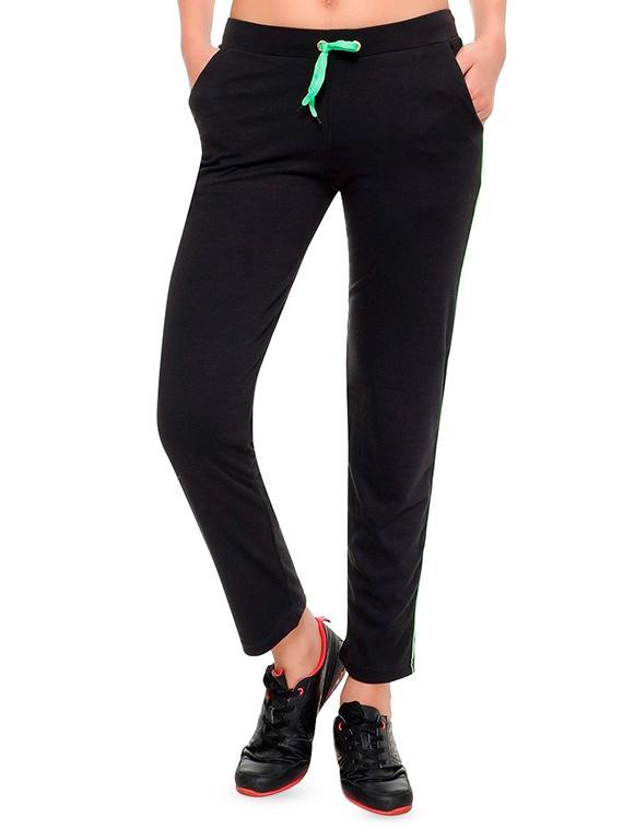 drawstring waist solid track pant - 16669298 -  Zoom Image - 0