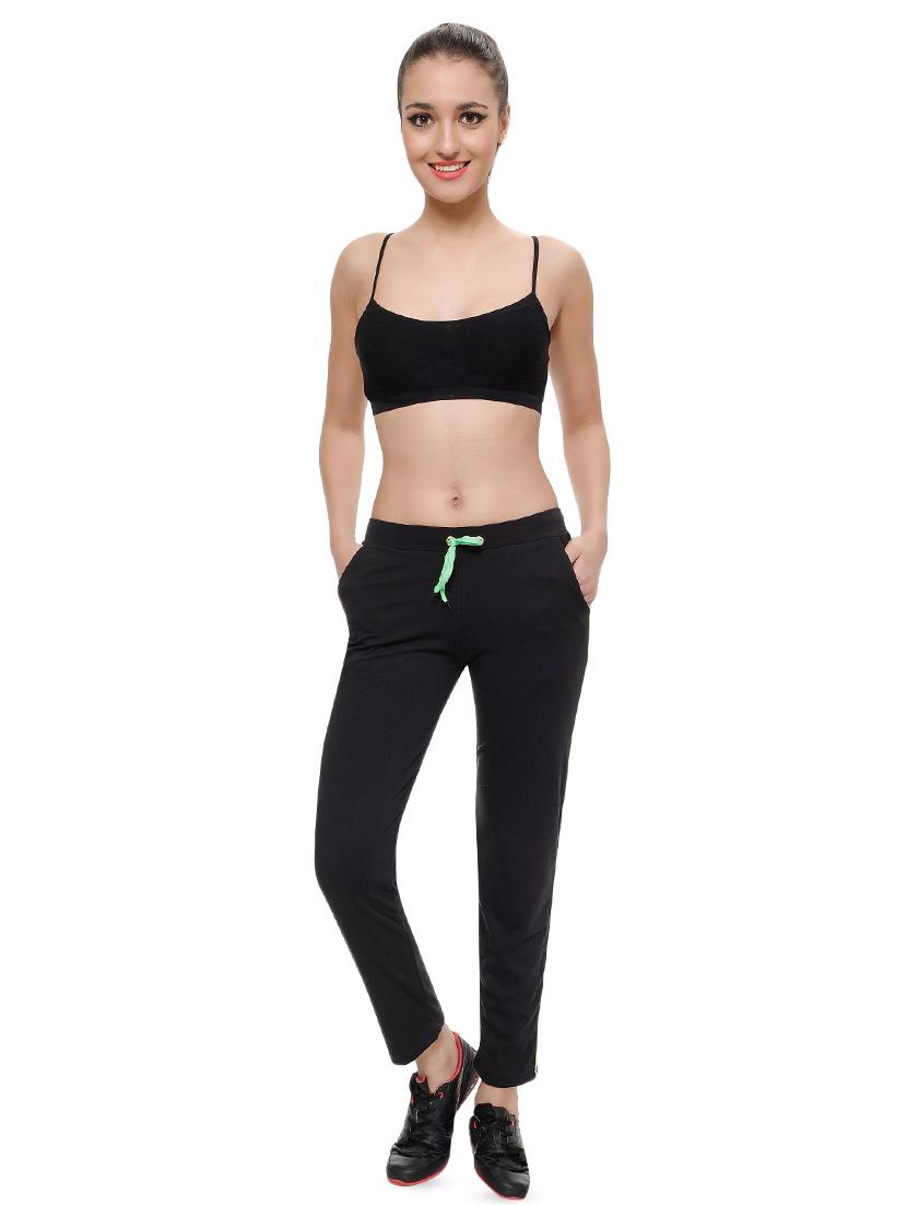 drawstring waist solid track pant - 16669298 - Standard Image - 3