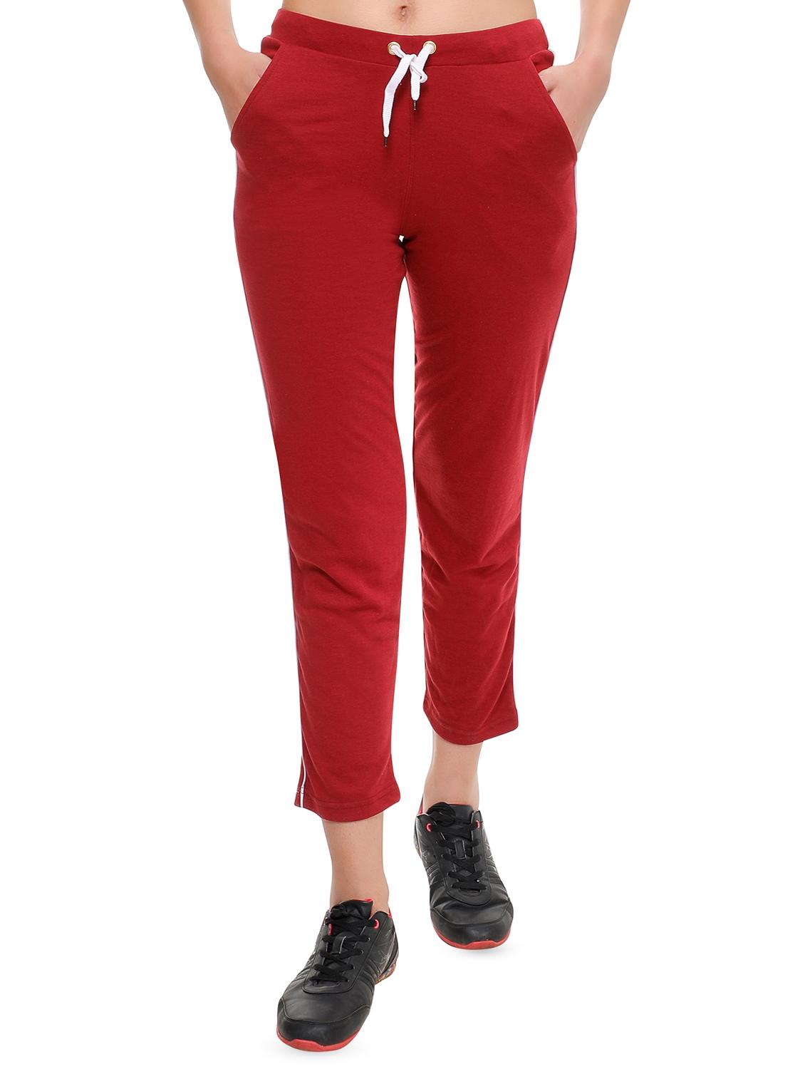 drawstring waist solid track pant - 16669299 -  Zoom Image - 0