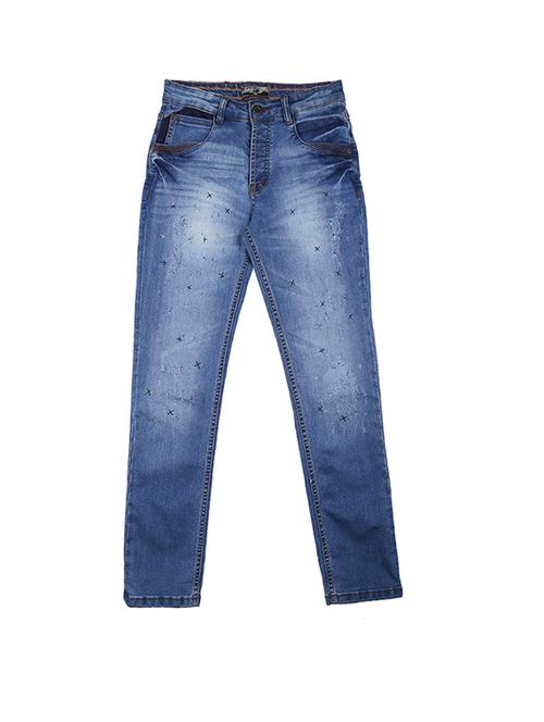 light blue denim washed jean - 16672317 - Standard Image - 0