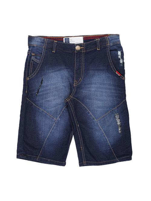 dark blue cotton blend three fourth - 16672473 - Standard Image - 0