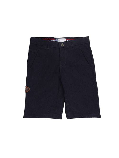 dark blue cotton blend three fourth - 16672477 - Standard Image - 0