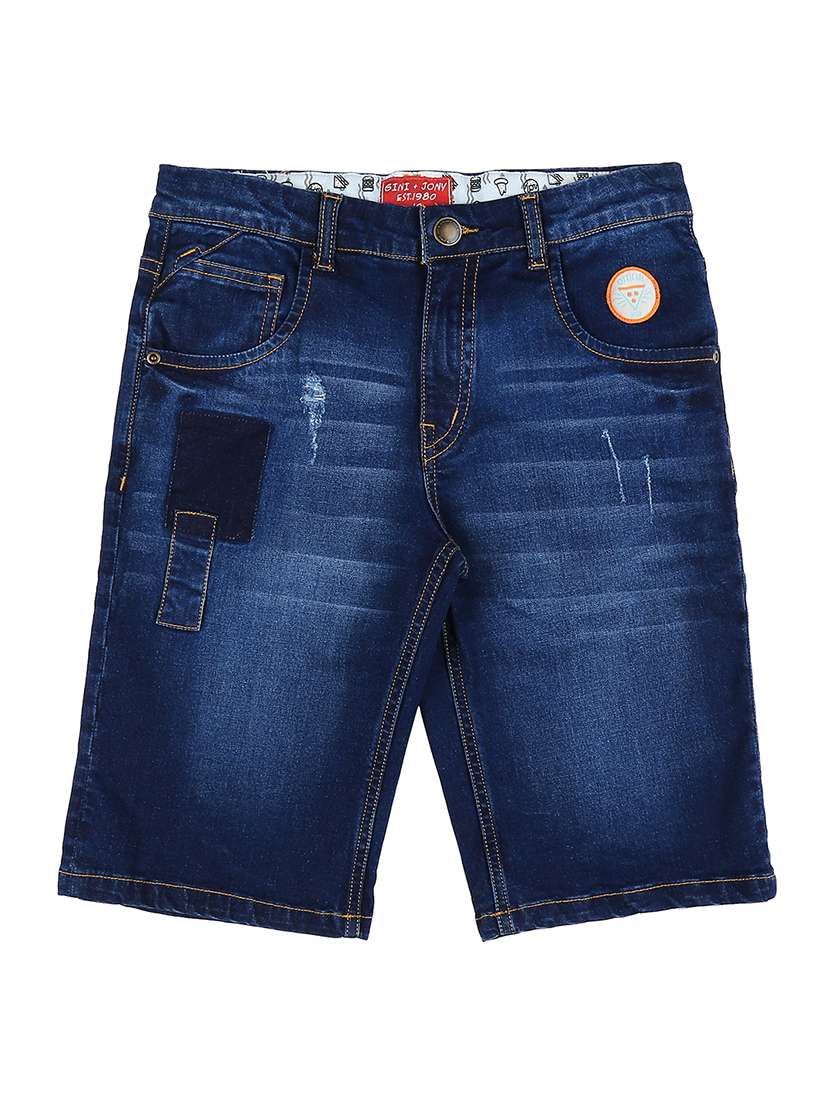 dark blue cotton blend three fourth - 16672486 - Zoom Image - 0