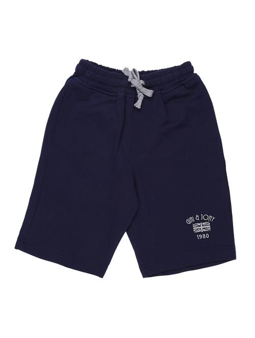 dark blue cotton blend three fourth - 16672498 - Standard Image - 0