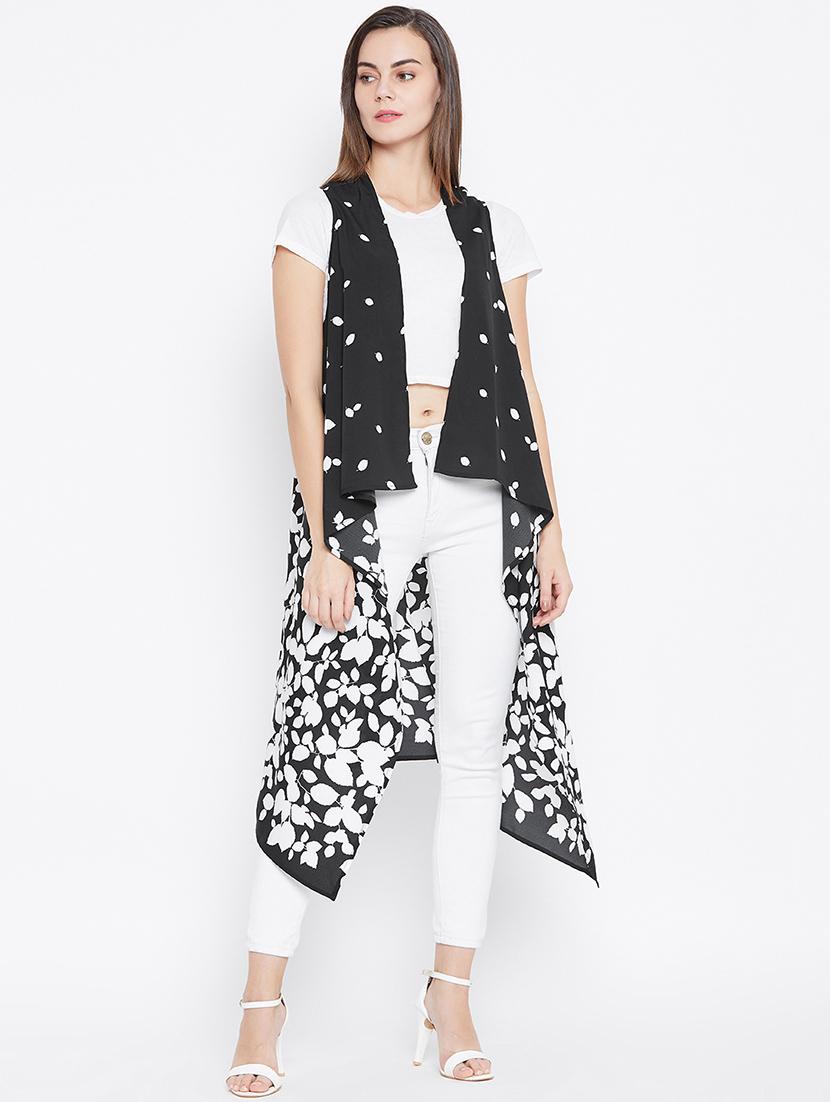 printed asymmetric shrug - 16673569 - Zoom Image - 0