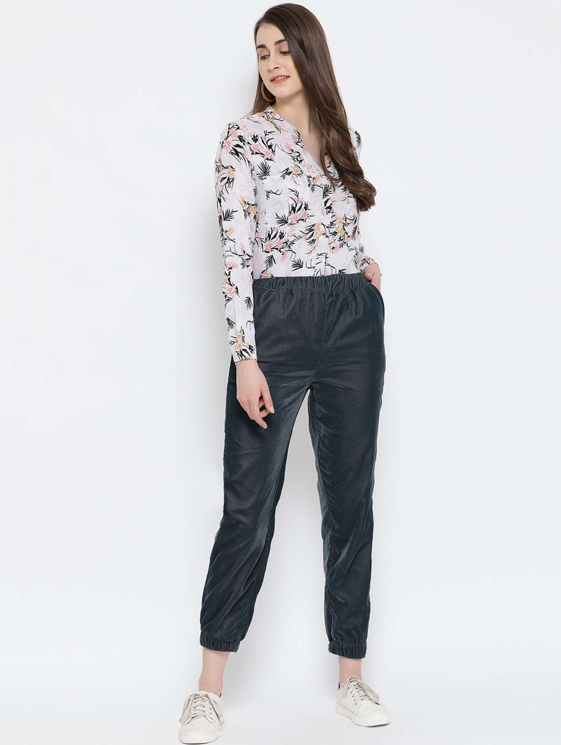 high rise pocket detail trouser - 16673756 - Standard Image - 3