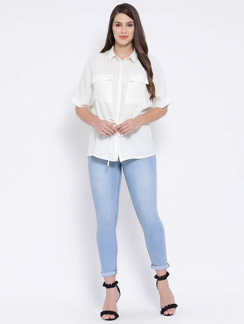 tie knot pocket detail shirt - 16673833 -  Standard Image - 3