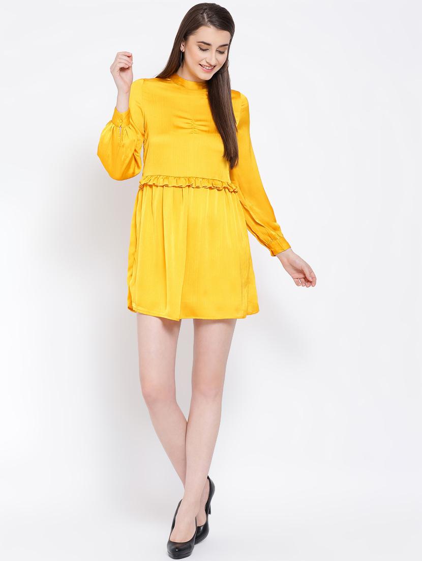 women's solid dress - 16673892 - Standard Image - 3