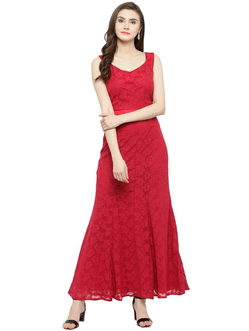 v neck floral maxi dress - 16674922 - Zoom Image - 0
