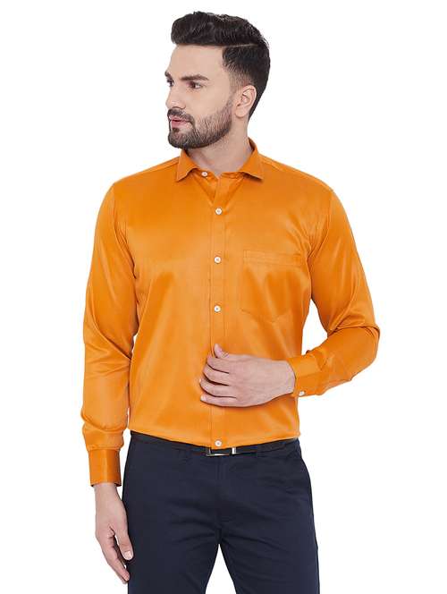 mens solids formal shirt - 16675459 -  Standard Image - 0