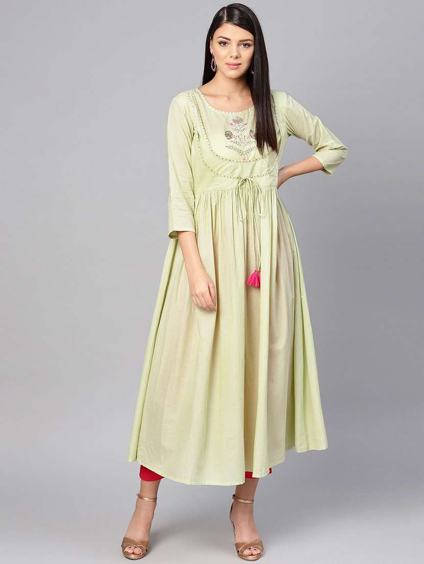 Top more than 67 kurti with knot POPPY