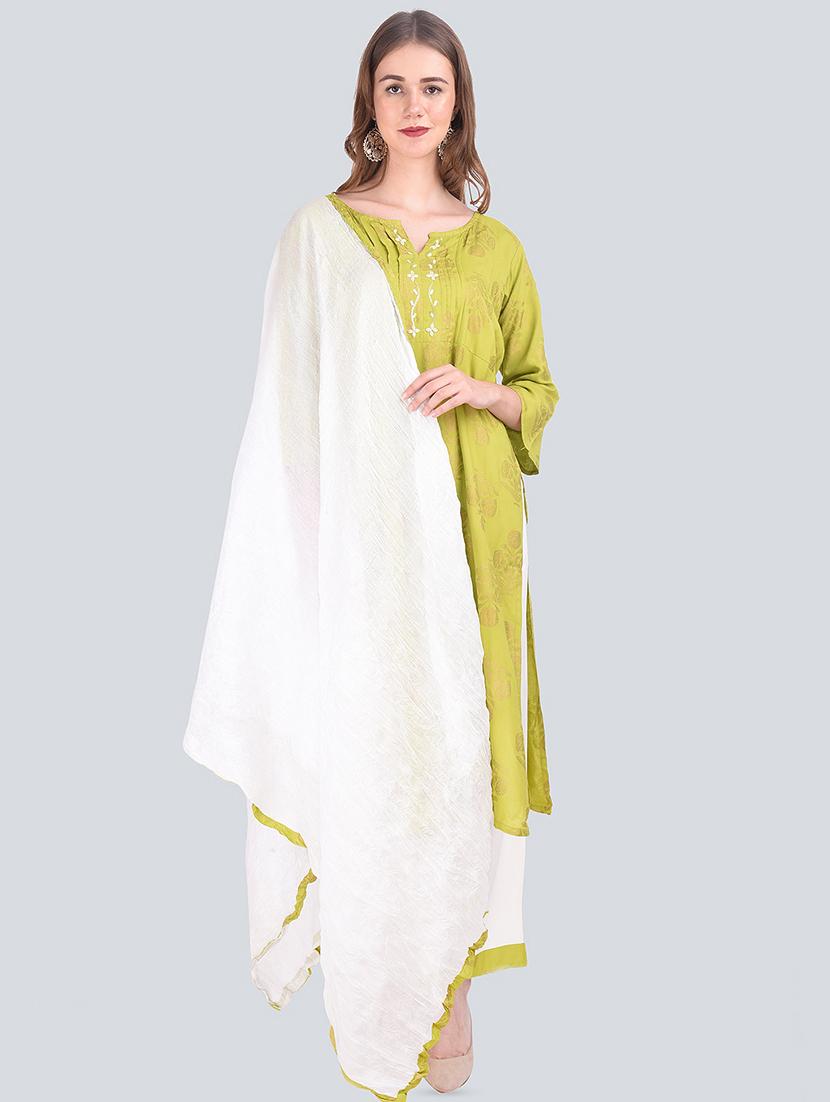foil printed kurta palazzo suit set - 16677544 -  Zoom Image - 0