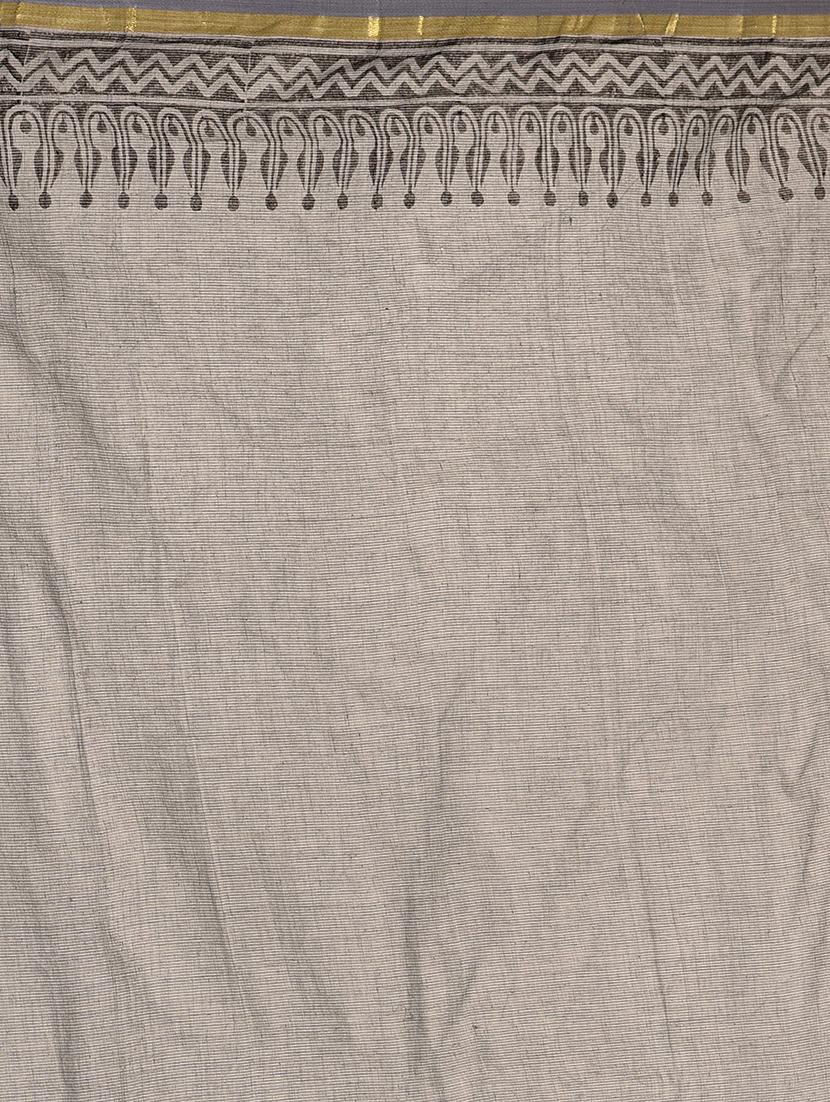 tant handloom saree with blouse - 16678277 - Standard Image - 3