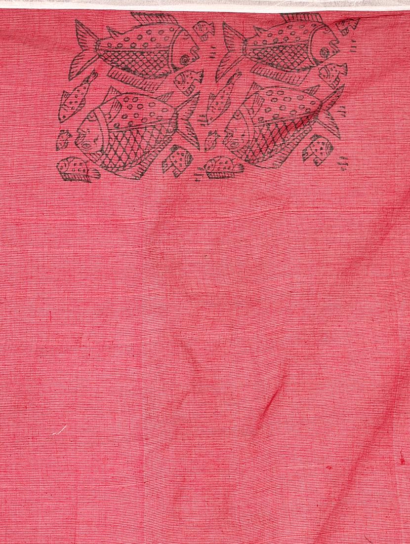 tant handloom saree with blouse - 16678284 - Standard Image - 3