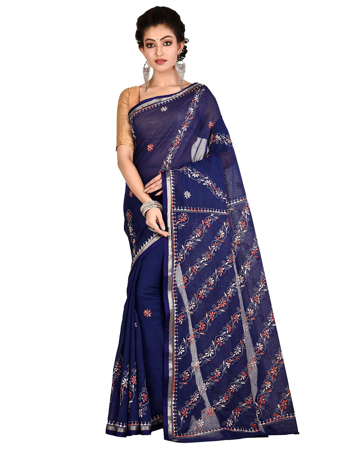 tant handloom saree with blouse - 16678298 - Zoom Image - 0
