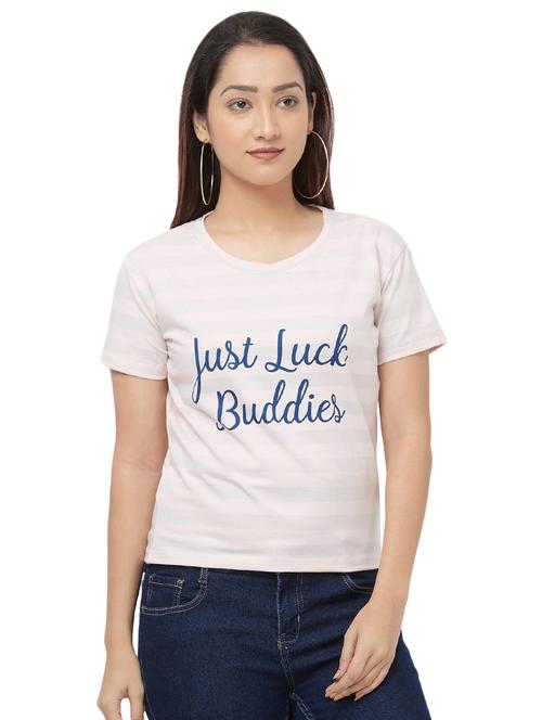 round neck printed tee - 16680208 - Standard Image - 0