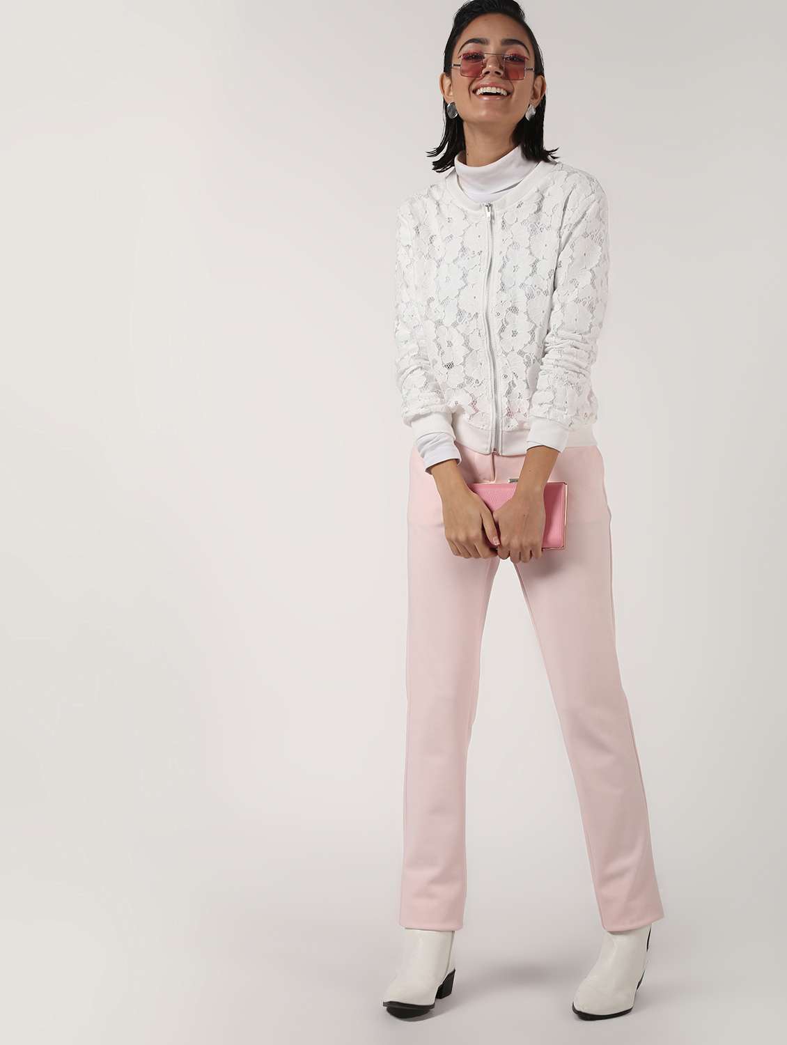 long sleeved laced jacket