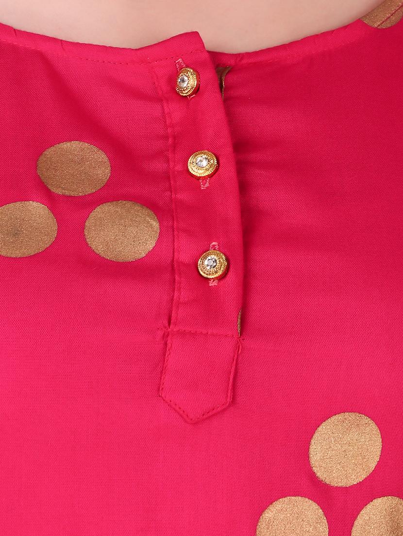 polka dots straight kurta - 16682008 - Standard Image - 3
