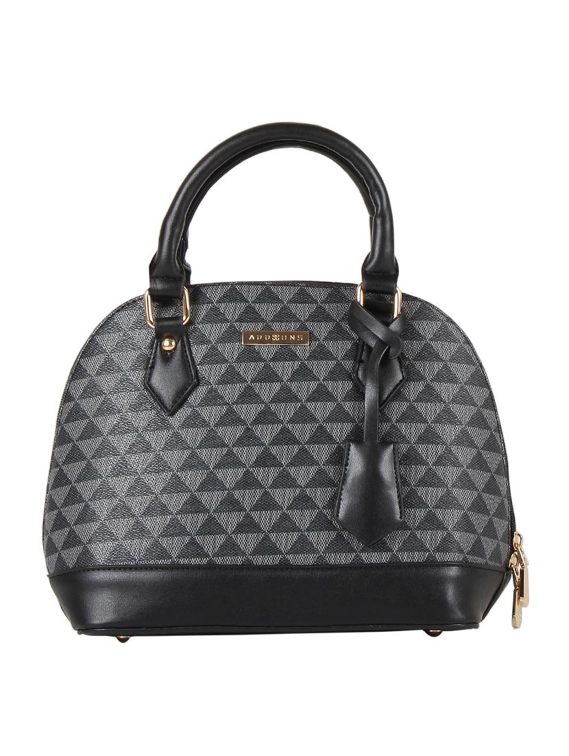 black leatherette regular sling bag - 16684699 -  Zoom Image - 0