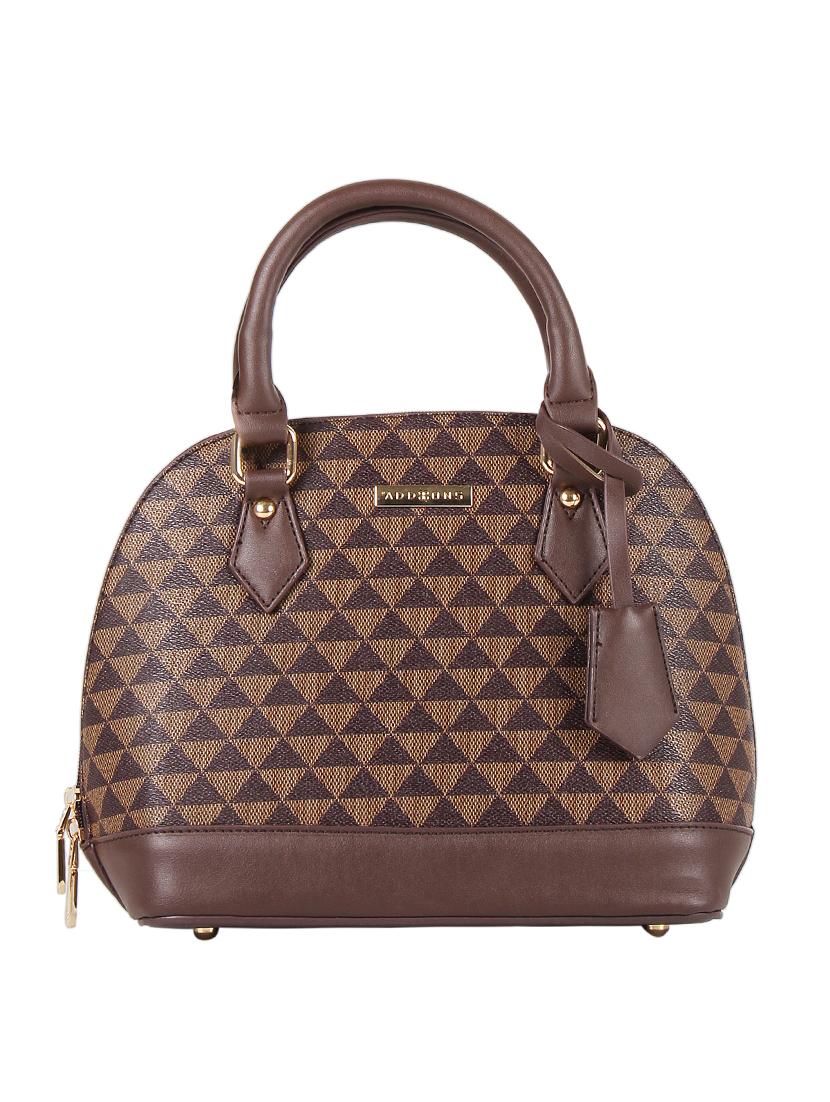 brown leatherette regular sling bag - 16684700 -  Zoom Image - 0