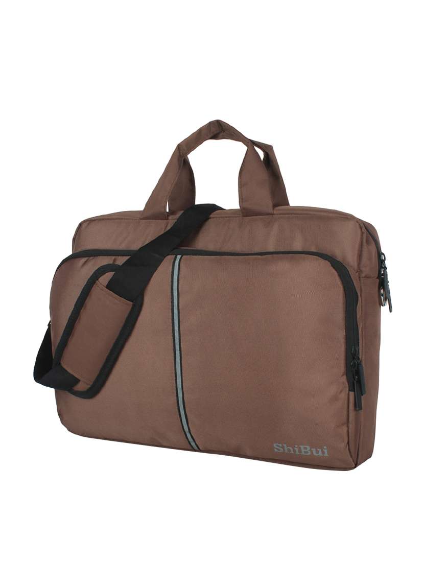 brown polyester laptopbags - 16685687 -  Standard Image - 3