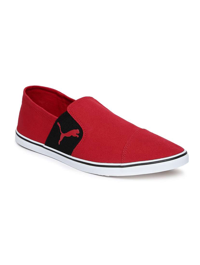 Buy online Red Canvas Slipons from Casual Shoes for Men by Puma