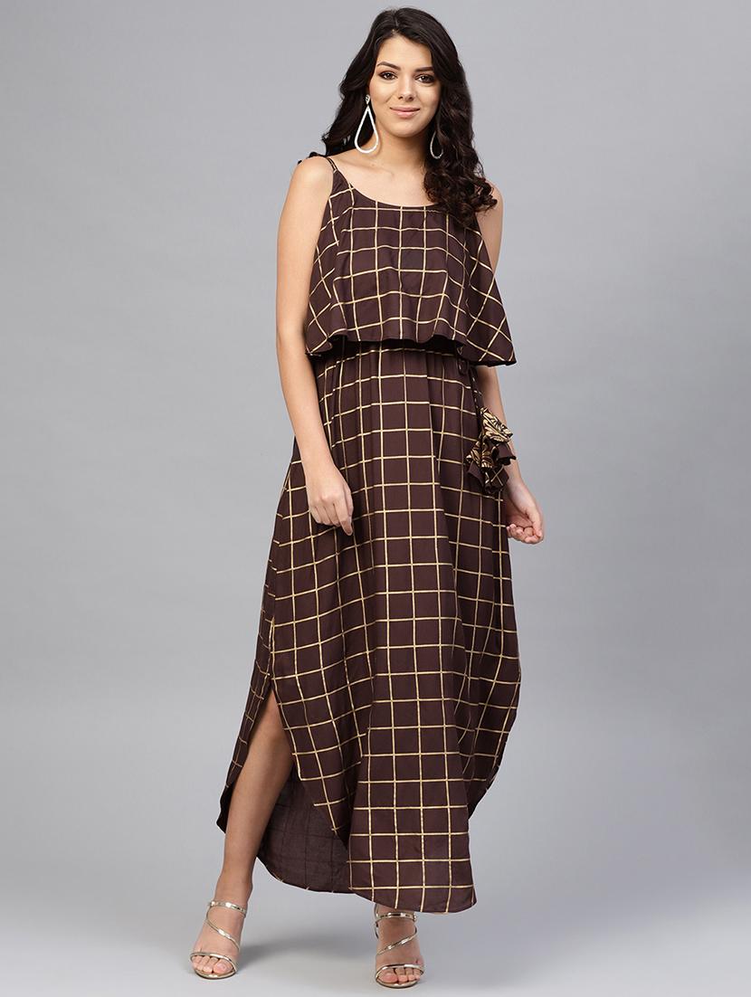 cami neck layered high low dress - 16694722 - Zoom Image - 0