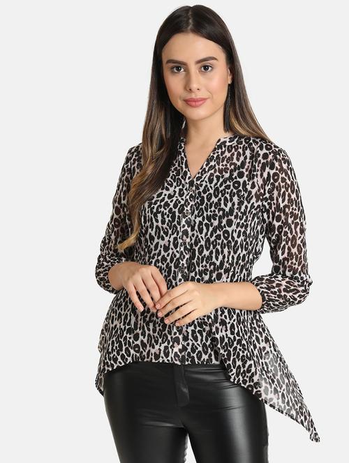 asymmetric animal top  - 16694958 -  Standard Image - 0