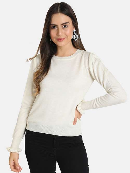 long sleeved solid top - 16694965 - Standard Image - 0