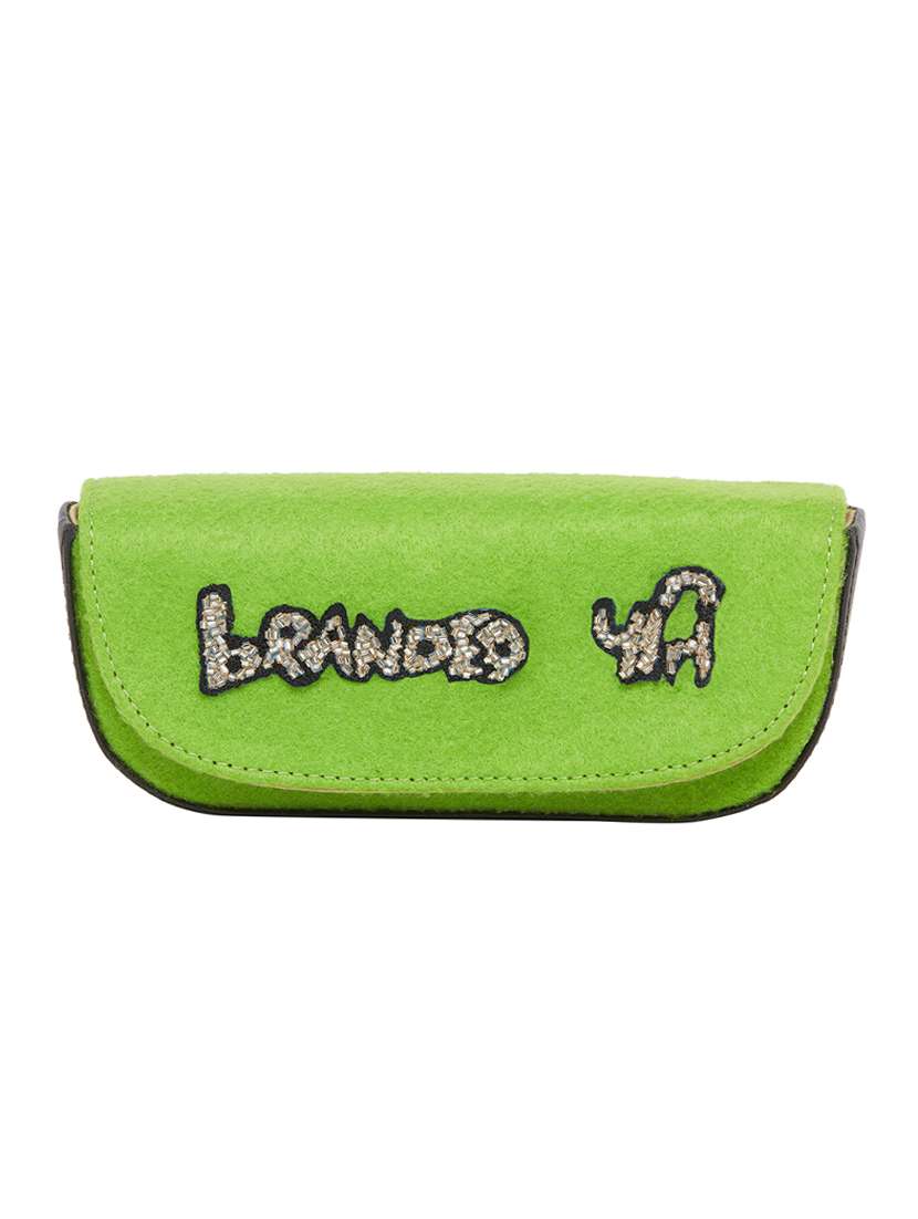 green cotton polyester blend box clutch - 16695498 - Zoom Image - 0