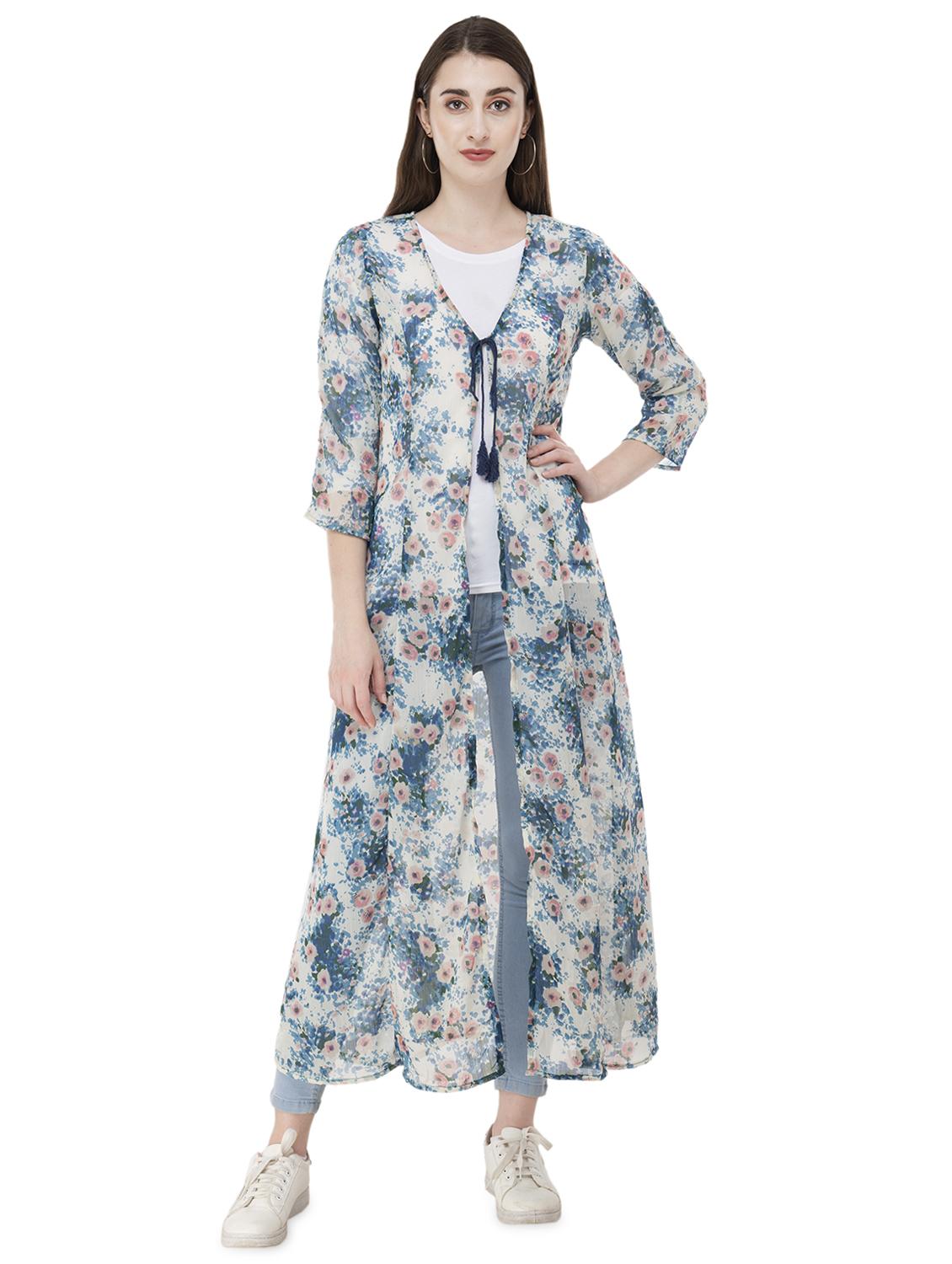 floral printed regular shrug - 16695742 - Zoom Image - 0