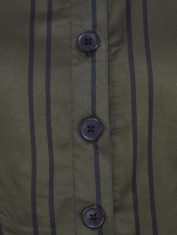 tie knot striped top and pant set - 16695815 - Standard Image - 3