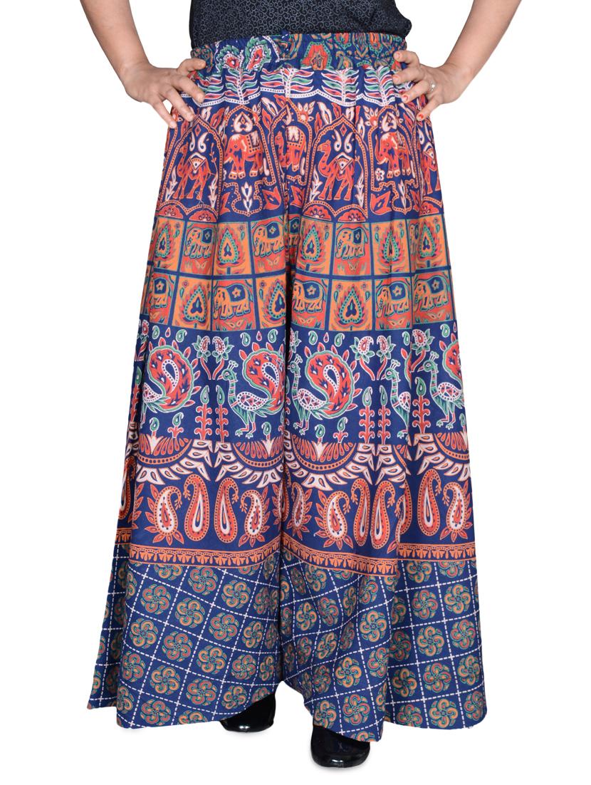 printed flared palazzo - 16697291 - Zoom Image - 0