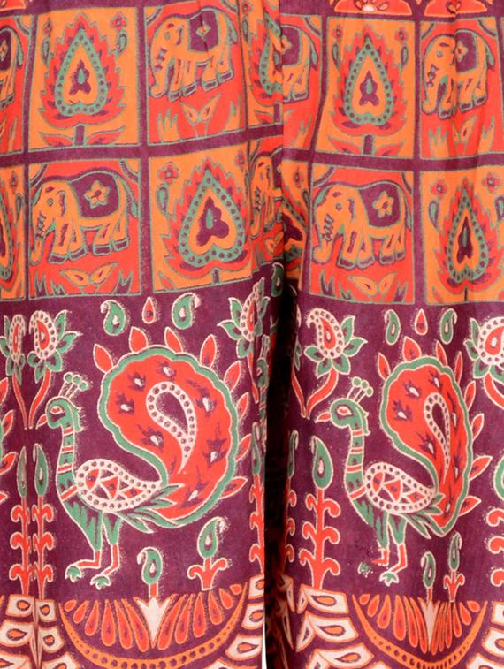 printed flared palazzo - 16697292 - Standard Image - 3