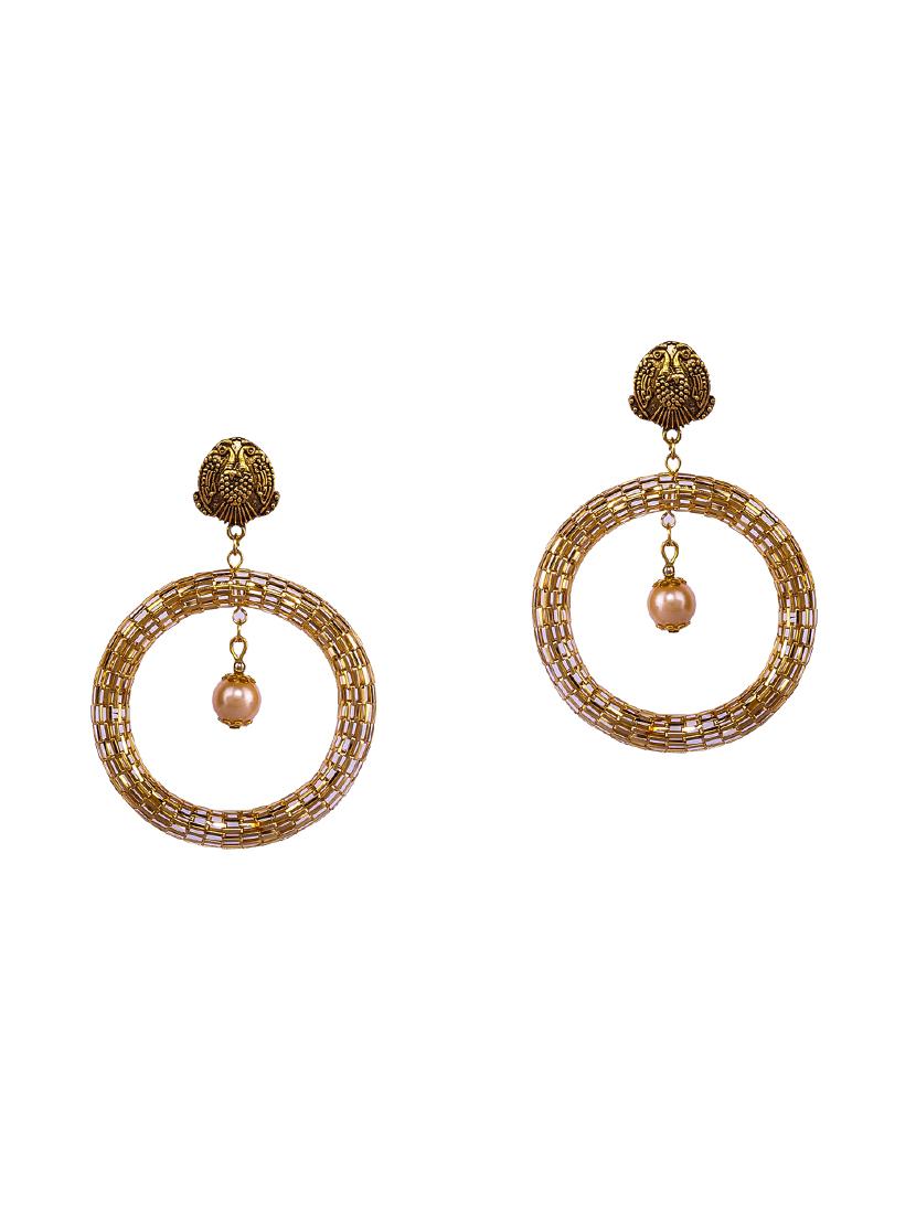 gold  chandballi earring - 16697542 -  Zoom Image - 0