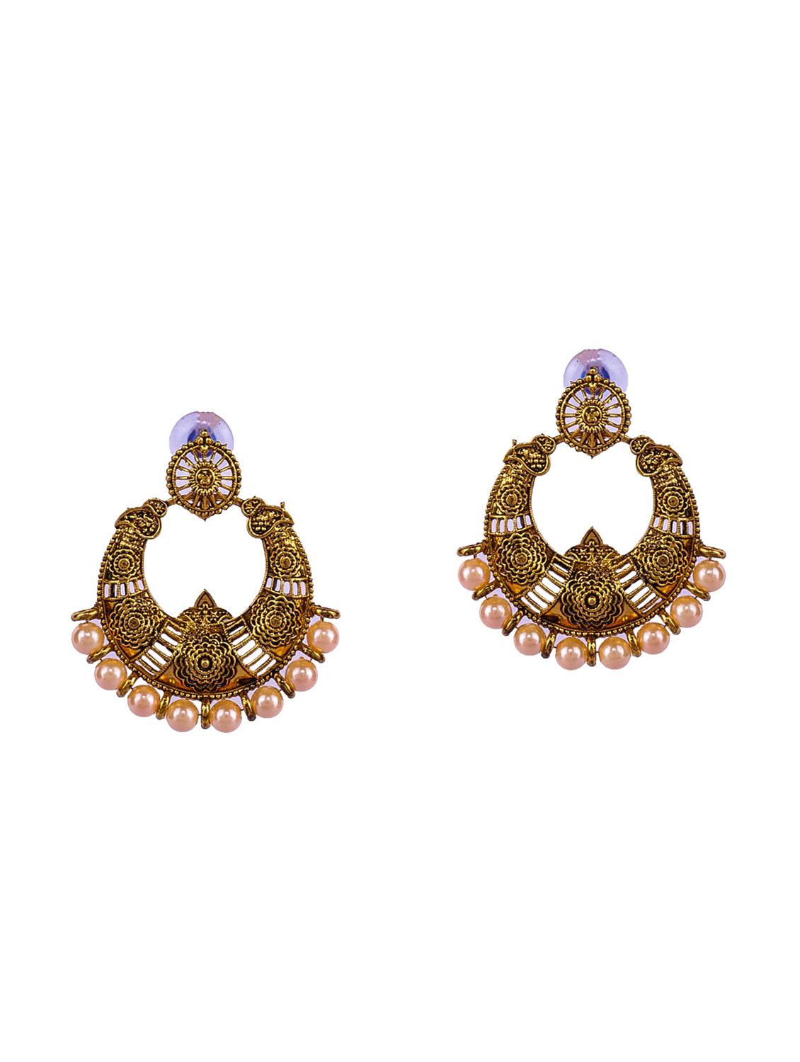multi colored gold plated combo's. earring - 16697583 - Standard Image - 3