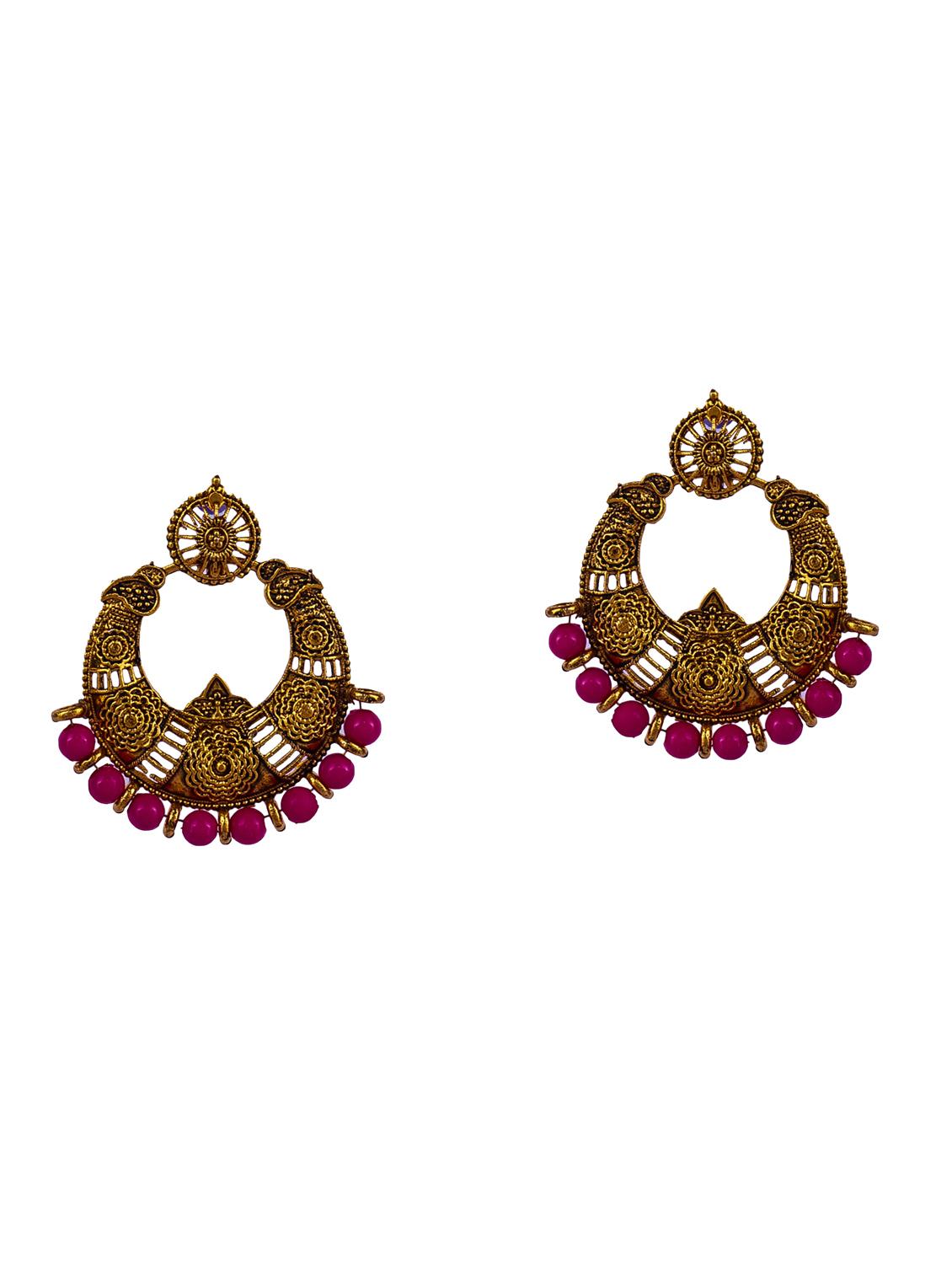 multi colored gold plated combo's. earring - 16697583 - Standard Image - 5