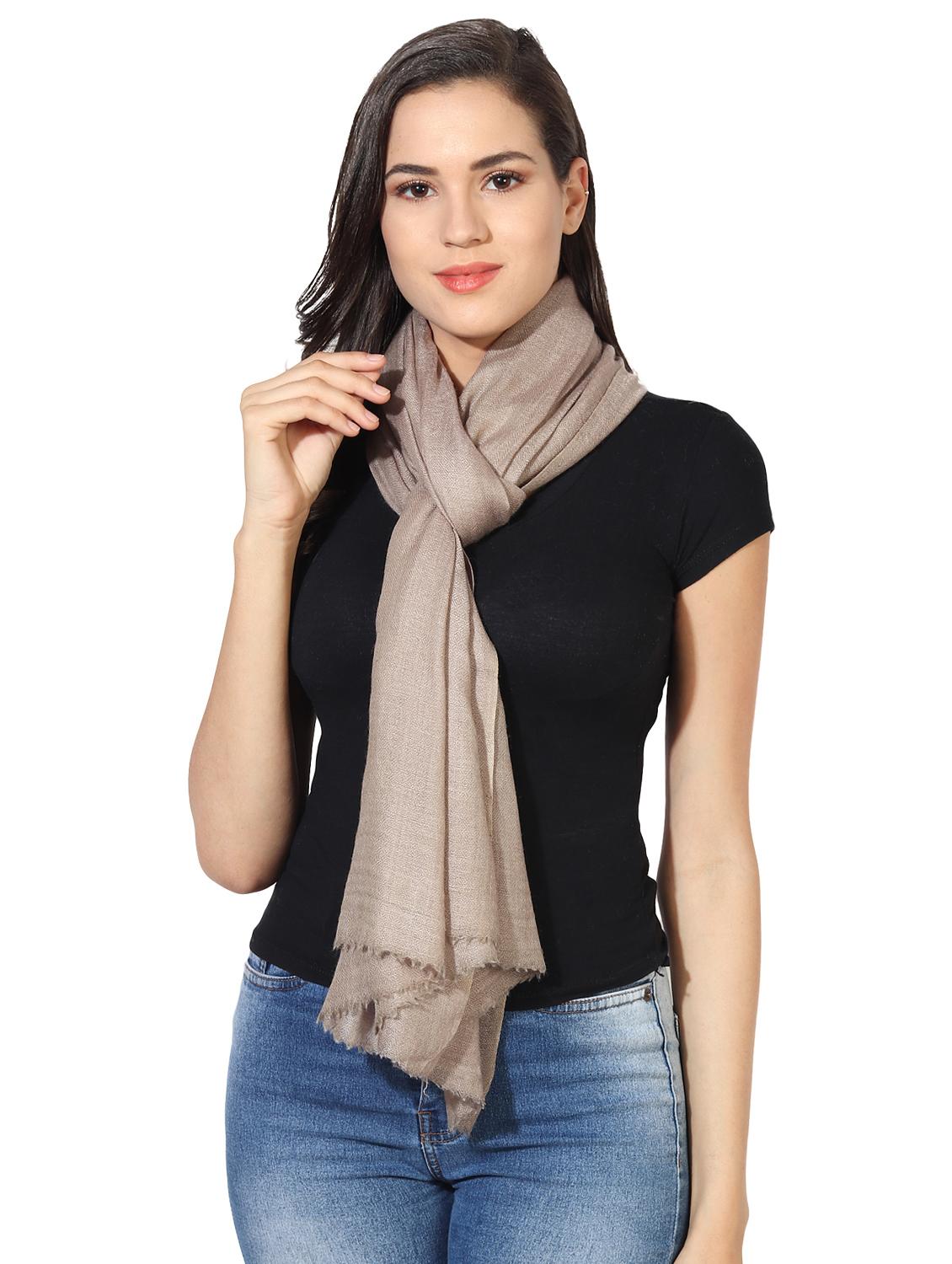 women's solid print stole - 16698860 - Zoom Image - 0