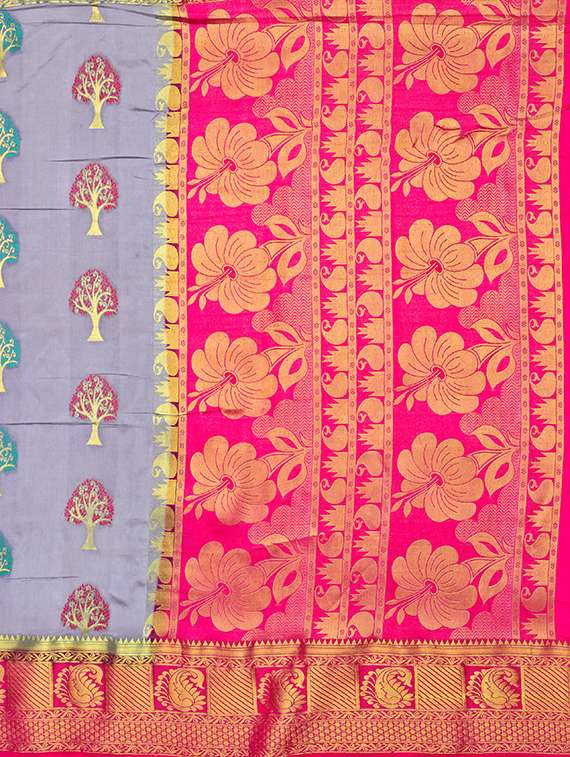 printed paithani saree with blouse - 16699128 -  Standard Image - 3