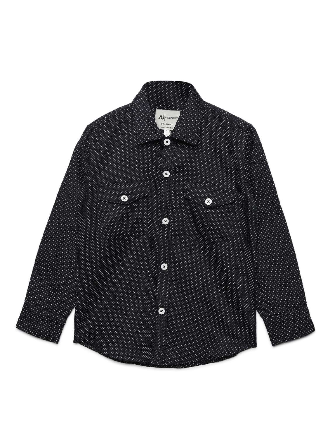black cotton shirt - 16699875 - Zoom Image - 0
